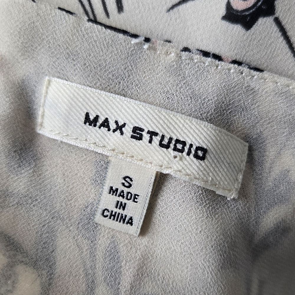 Max Studio Floral Dressy Tank Sleeveless Top - Picture 9 of 12